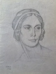 Portret van Anna Pavlova (1881-1931), 1908